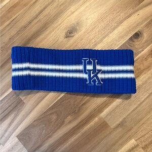 Nike blue and white UK ear warmer